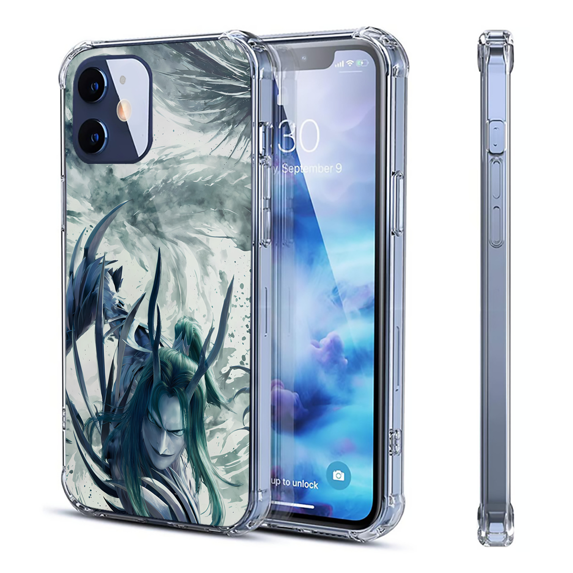 （画像用） Ne Zha 2 ナタ 魔童の大暴れ 【iPhone 12シリーズ対応】透明スマホケース（クリアソフトケース）